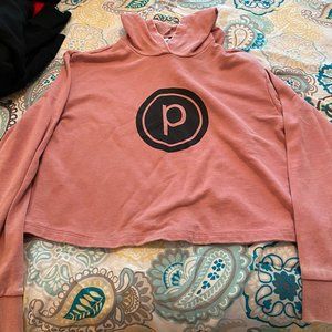 Pure Barre Circle P Crop Hoodie